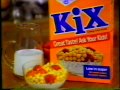 1987 Kix Cereal TV Commercial