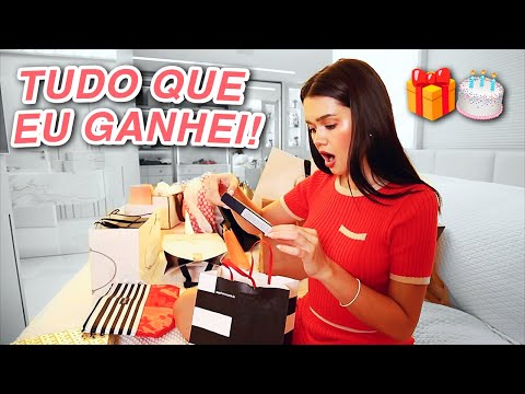 ABRINDO MEUS PRESENTES DE ANIVERSÁRIO!!! Surtandooo