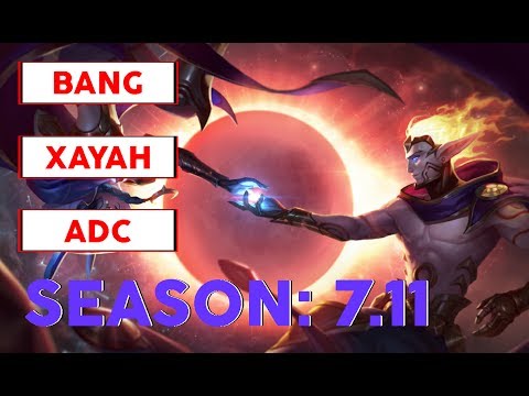 SKT T1 Bang Xayah ADC Challenger Korean Pro Replay