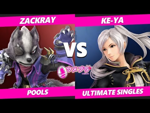 Japan Smash Ultimate Tournament - GW | Zackray (Wolf) Vs. Ke-ya (Robin) Umebura SP2 SSBU Top 48