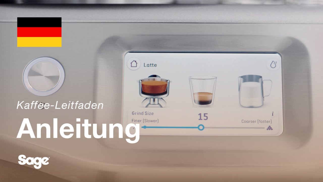 Einstellen des Mahlgrads