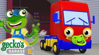 Wheels On The Baby Truck | Baby Truck | Gecko's Garage | Kids Songs