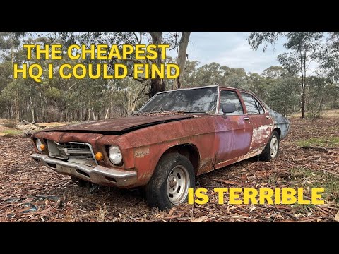 Rescuing the cheapest HQ Holden I could find- revival,  restoration or rusty scrap?