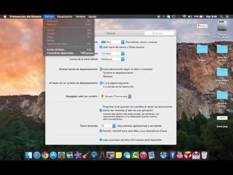 Cambiar tema en Yosemite
