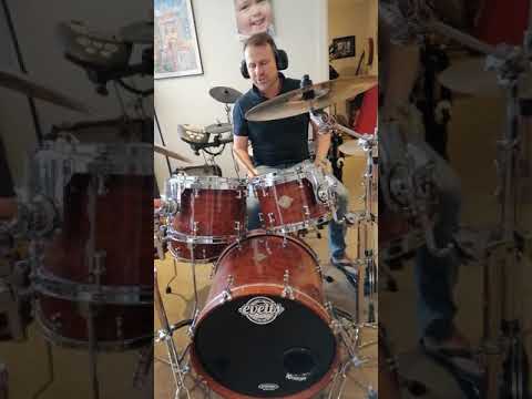 Evetts Drum Kit in Jarrah Gloss Finish