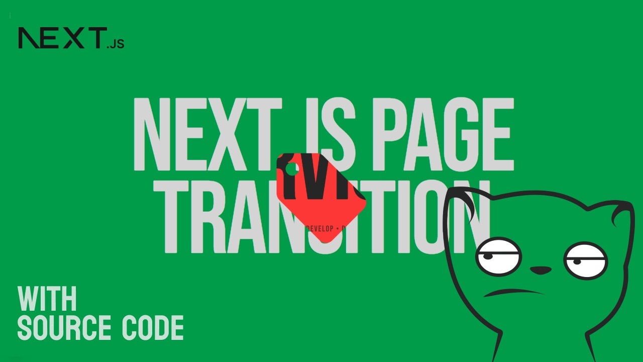 Advanced Page Transitions in Next.js (View Transitions API)