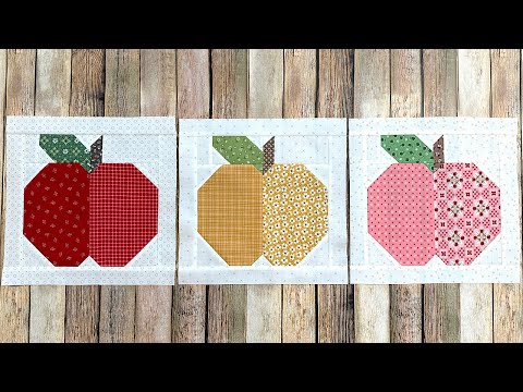 Sew Your Stash Series #30 - Applesauce Quilt Block Tutorial!!