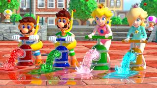 【スーパー マリオパーティ】ミニゲーム対決！マリオ VS ルイージ VS ピーチ VS ロゼッタ