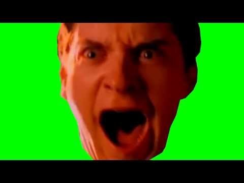 ⟬Chroma Key⟭ Peter Parker Screaming - Green Screen