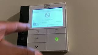 Toshiba Carrier Thermostat - How To Operate