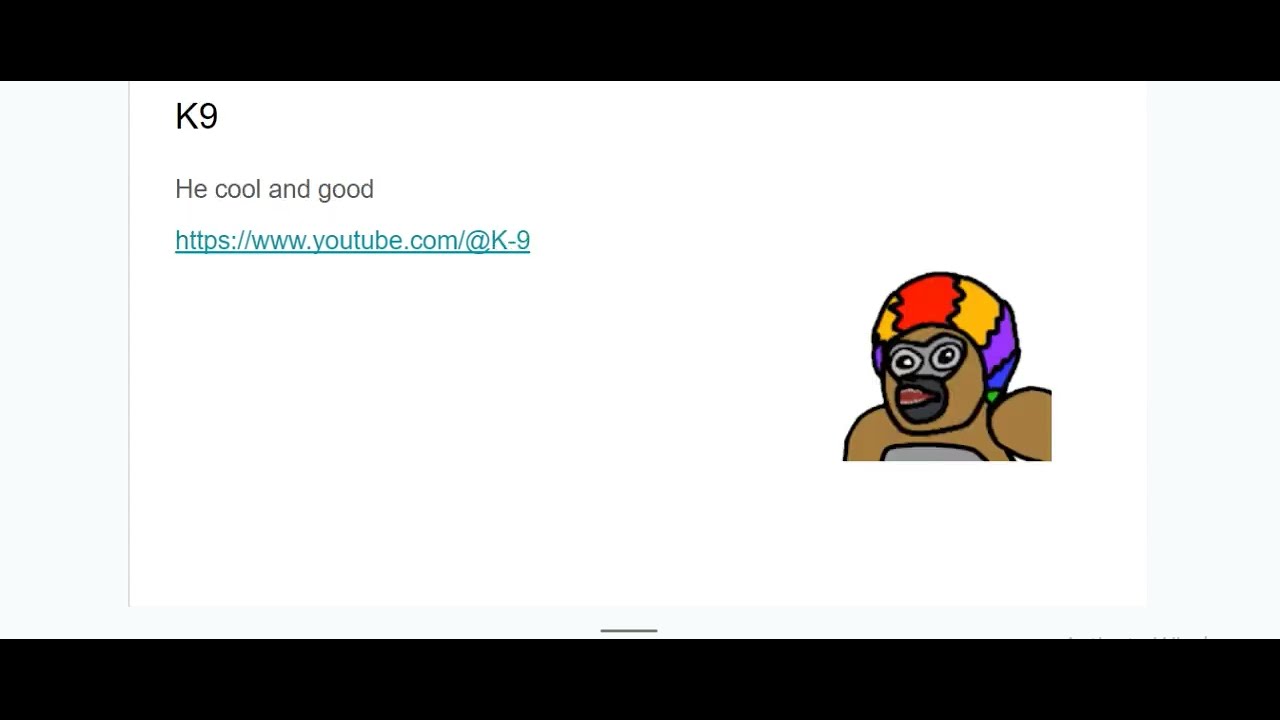 Gorilla tag wiki be like