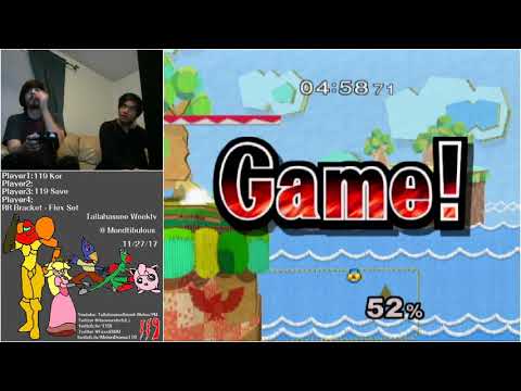 Mondtibulous11/27 - 119 | Kor (CaptainFalcon) Vs. 119 | Save (Sheik) - RRBracket
