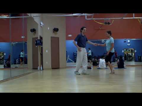 West Coast Swing 0032 Pass with Underarm Turn Detail