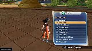 XENOVERSE 2 how to get kamehameha and special beam canon emote