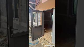 ชุดประตูบานเปิด แบบลูกฟูกทึบล่าง