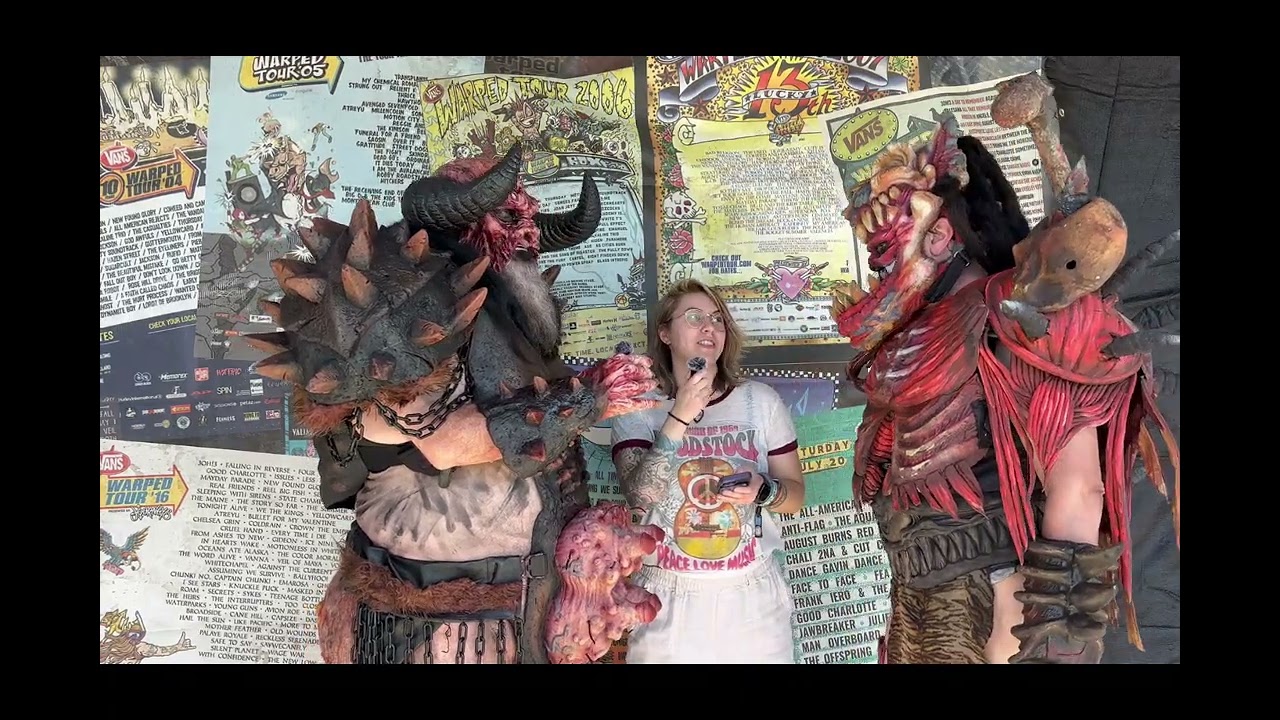 GWAR Interview | Vans Warped Tour Orlando 2025 (Backstage)