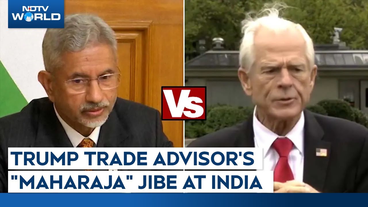 White House Trade Adviser Peter Navarro's "Maharaja" jibe at India amid tariff face-off
