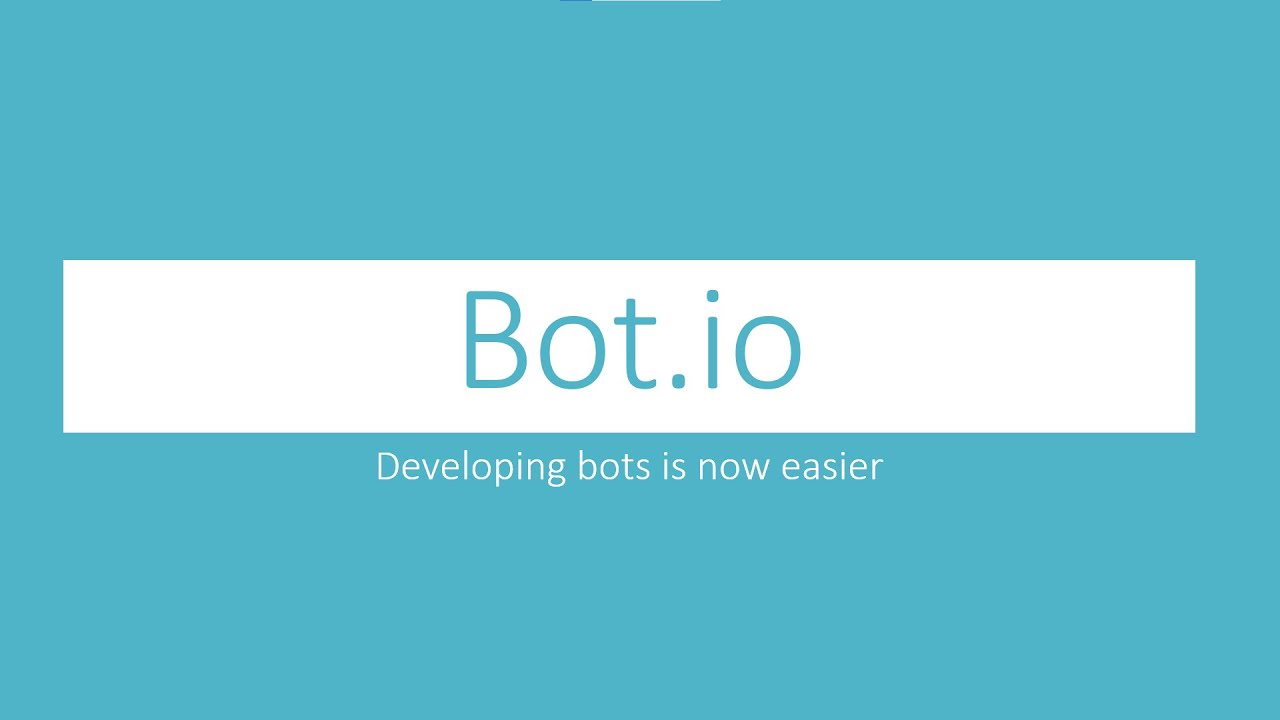 Bot.io - Java Framework for Telegram Bot Development | Demonstration