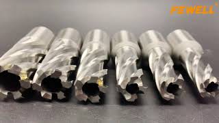 Weldon Shank  HSS Annular Cutter Magnetic broach core drill bit for Metal Cutting