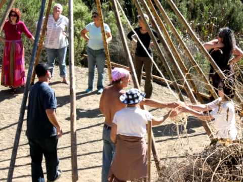 Shamanic Community Tipi Raising