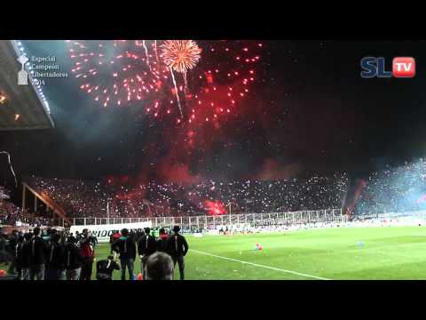 "Especial San Lorenzo Campeón Copa Libertadores: "El Recibimiento"" Barra: La Gloriosa Butteler &bull; Club: San Lorenzo
