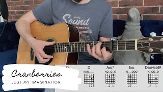 The Cranberries - Just My Imagination (Acoustic Guitar Lesson) tutorial