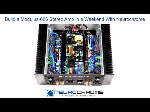 Build a 2x200 W Modulus-686 Power Amplifier in a Weekend With Neurochrome
