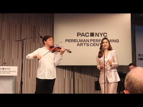 Joshua Bell plays from West Side Story at PAC NYC opening