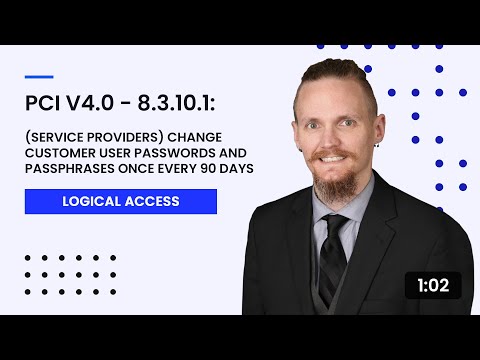 PCI v4.0 - 8.3.10.1: (Service Providers) Change Customer User Passwords & Passphrases Every 90 Days