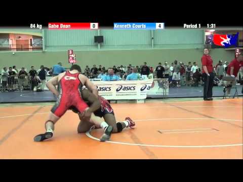 Gabe Dean vs. Kenneth Courts at 2013 ASICS University Nationals - FS