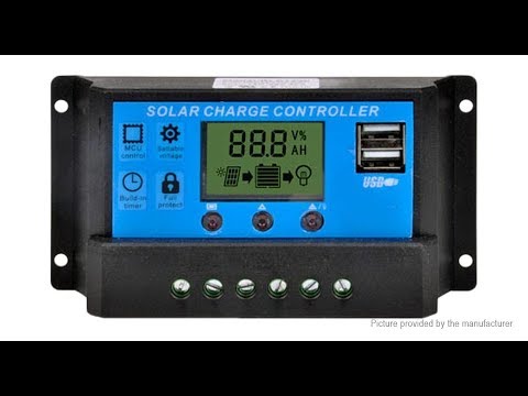 How to use solar charge controller 2020 -See How To Set Up PWM 30A 20A 10A Solar Charge Controller