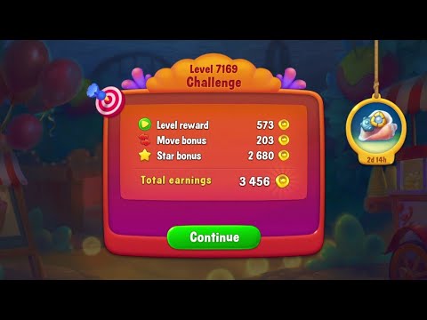 @Fishdom Win Strikes Level 7168 - Special Level 7169 Challenge