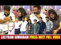 Lalitham Sundaram Movie Press Meet Manju Warrier Madhu Warrier Biju Menon Deepti Sati