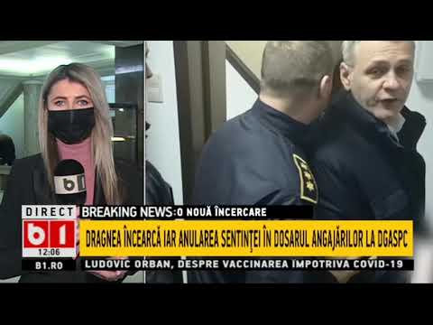 STIRI B1 ORA 12.00 DIN 12 IAN 2021 - BOGDAN STANOEVICI S-A STINS DIN VIATA DIN CAUZA COVID19