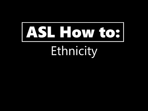 How to Sign Ethnicity in NZSL