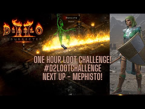 Diablo 2 Resurrected - One hour loot challenge! Next on the list is Mephisto, will he be up for it?