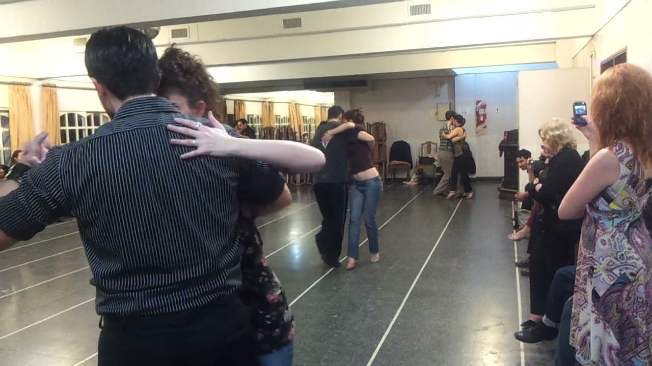 Andrea Martinez & Lucas Paez en la practica de Carlitos y Rosita, 2014