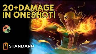 Gruul Iron Fist One-Shot Combo - 20+ Damage in One Turn! (Standard - MTG Arena - No Commentary)