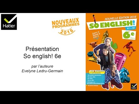 Présentation So english 6e !