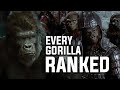 Ranking Every Gorilla In The PLANET OF THE APES Movies