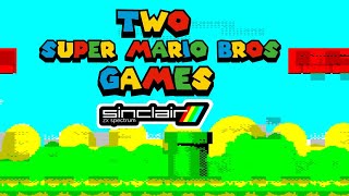 Two Super Mario Bros Games on the ZX Spectrum
