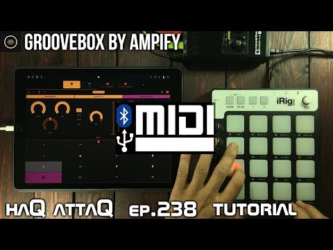 Ampify Groovebox │ USB & Bluetooth MIDI In for iPad & iPhone - haQ attaQ 238