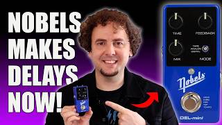 Video thumbnail for Nobels DEL-mini | €99 three-mode stereo mini delay with tap tempo! In-depth Review & Demo by Rich. Words. Music.
