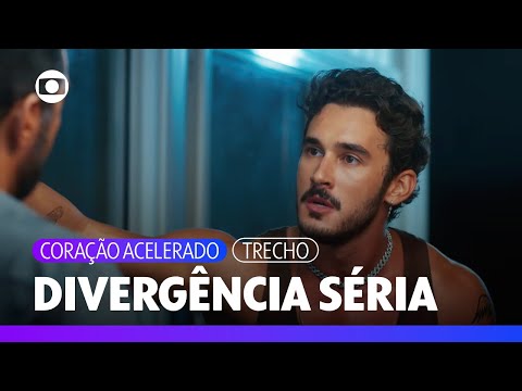 João Raul e Ronei discutem, porque o empresário quer controlá-lo | Coração Acelerado | TV Globo