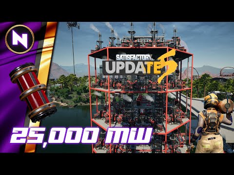 Solving the Problem with TURBOFUEL Power ▶ 25,000 MW | Satisfactory Update 5 | #17 | Tutorial/Guide