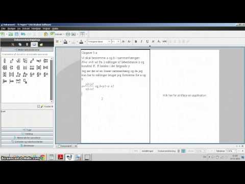 For 1u MaB, "pæne" Nspire afleveringer 1