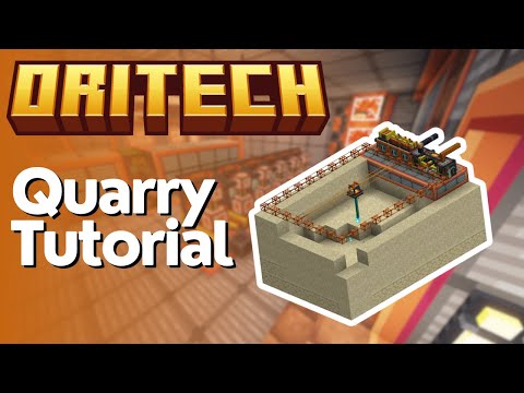 How To: Oritech Quarry - Minecraft 1.21.1