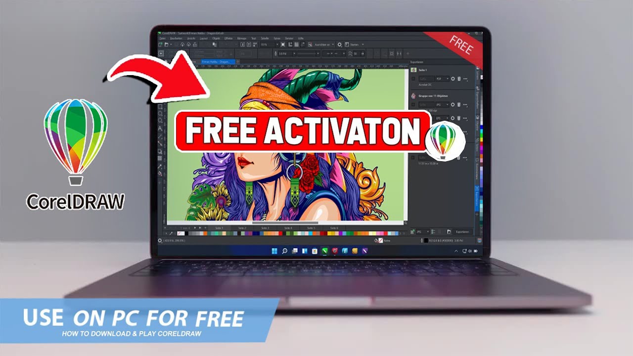 CorelDRAW 2025 Interface and Design Elements