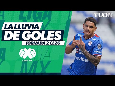 ¡LLUVIA DE GOLES! ⚽️ ☔ Los goles de la Jornada 2 del Clausura 2026 | TUDN