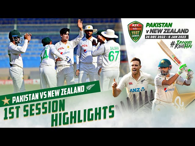1st Session Highlights | Pakistan vs New Zealand | 2nd Test Day 2 | PCB | MZ2L